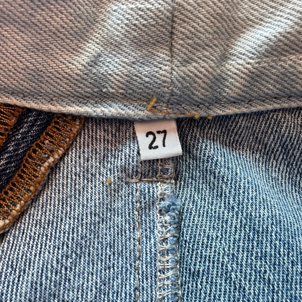 Re/Done Levi’s Patchwork Cutoffs. Size: 27 - image 4